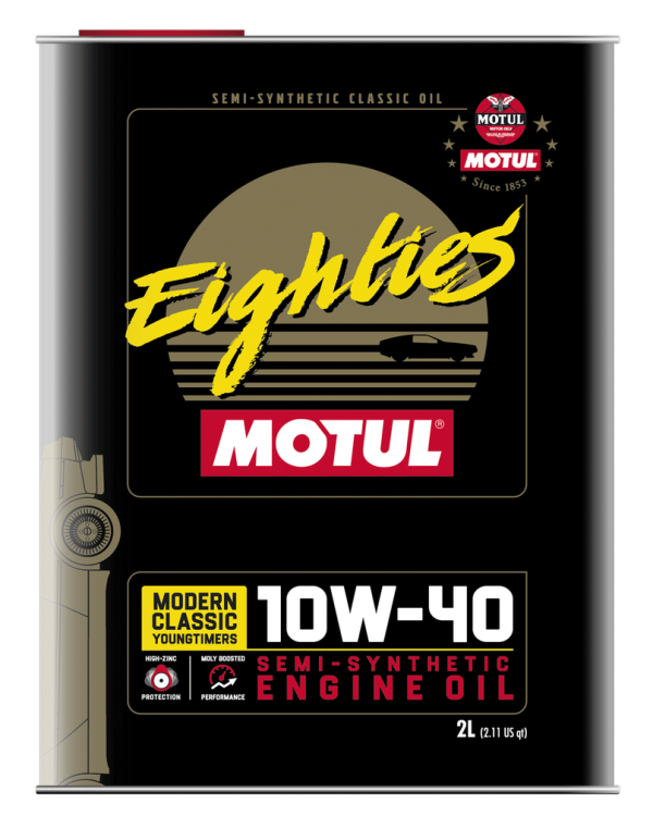 Motul Classic Eighties - 10w40 Semi Synthetic - 2L
