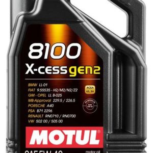 Motul 8100 X-CESS Gen2 5W-40 5L