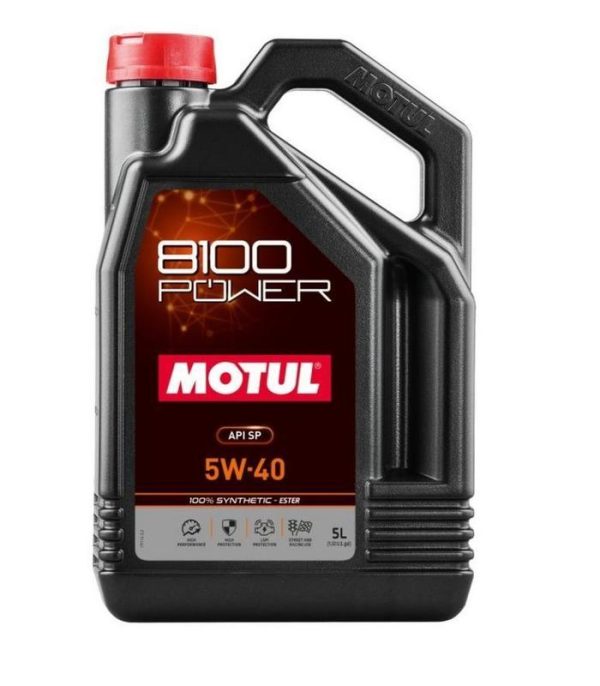 Motul 8100 Power 5W-40 5L - Image 2