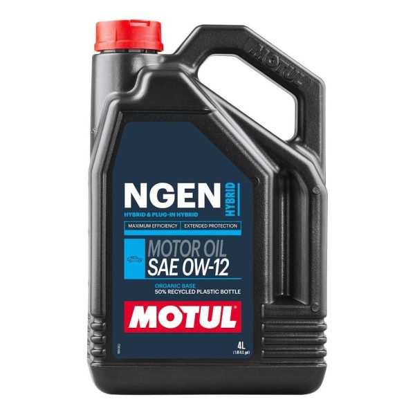 Motul NGEN Hybrid 0W-12 Synthetic bio-sourced engine oil 4L