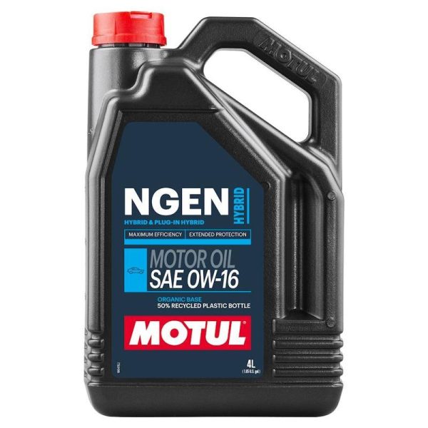 Motul NGEN Hybrid 0W-16 Synthetic bio-sourced engine oil 4L